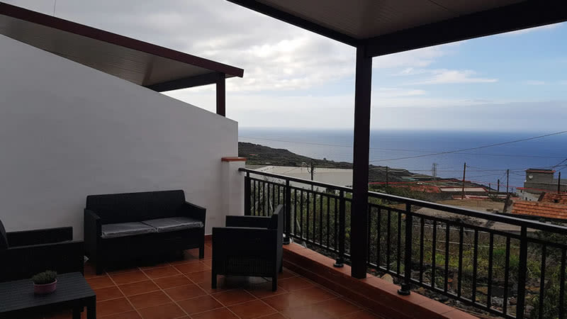 terraza privada apartamento frontera islas canarias el hierro