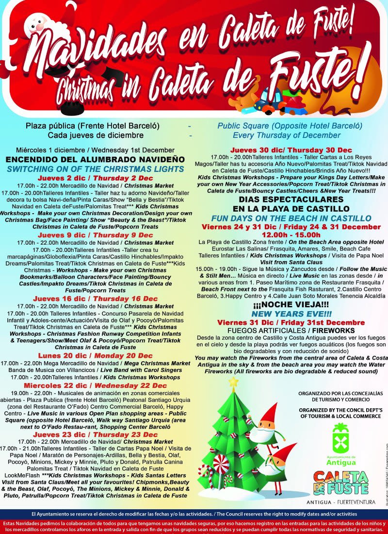 navidad caleta de fuste 2021 fuerteventura