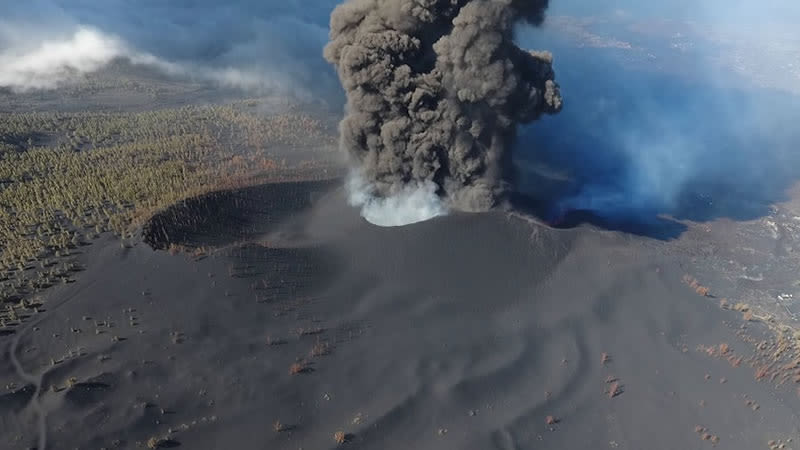erupción volcán la palma 2021 cumbre vieja canarias