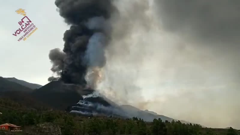 evacuación erupción volcánica la palma