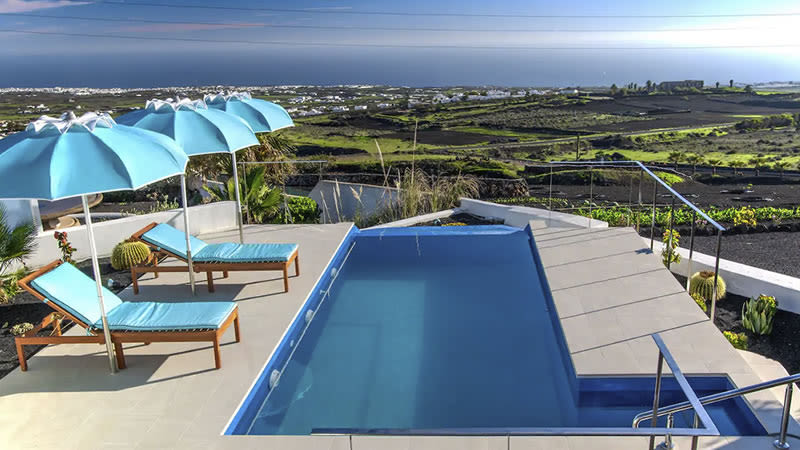 Villa de lujo lanzarote la asomada piscina privada